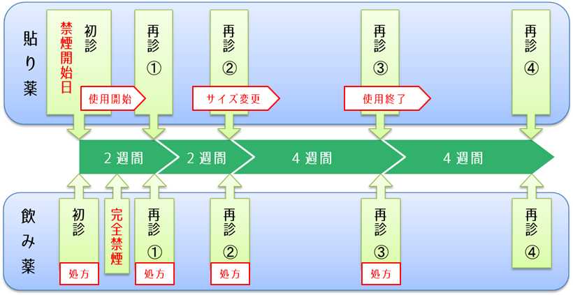 禁煙外来スケジュール